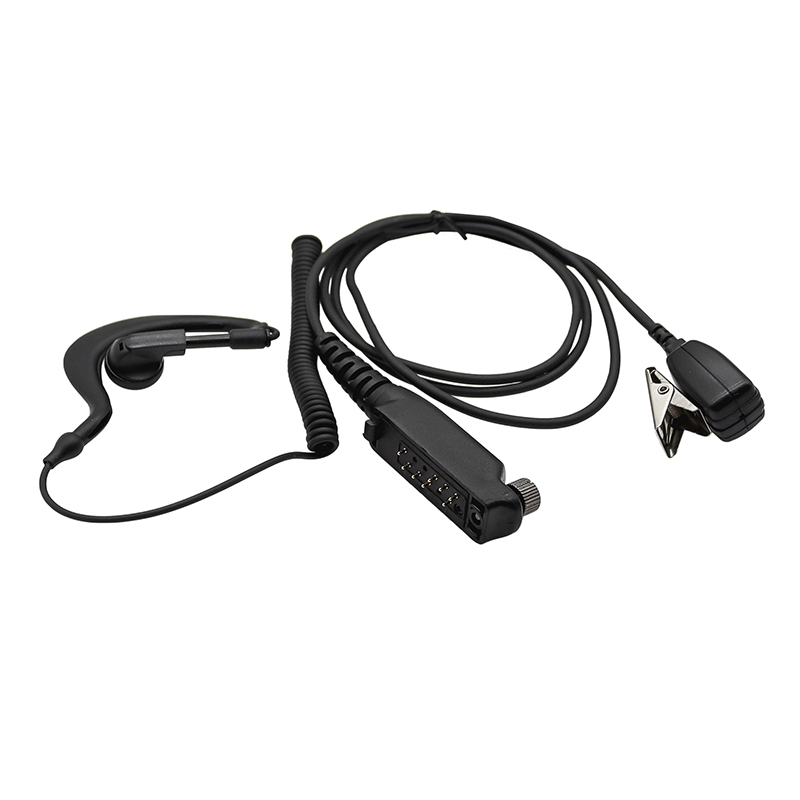 Wired Earphone Mic - 1-Wire Earloop Headset Earpiece MIC untuk