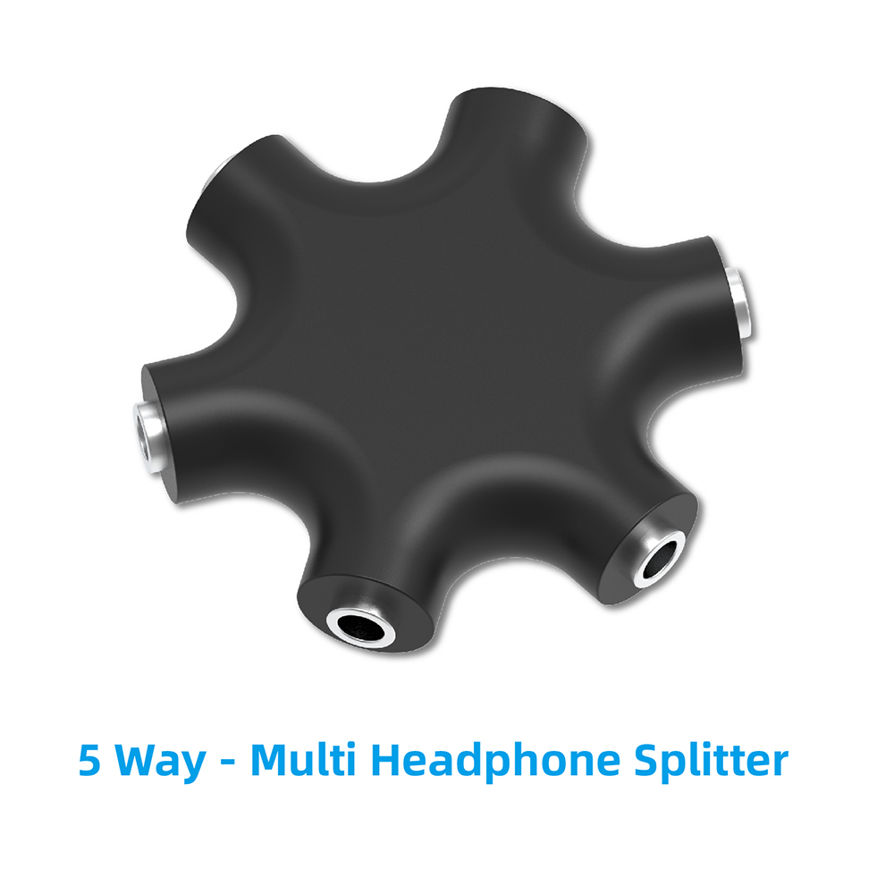 Earphone Splitter Jack - 3.5mm Jack Earphone Audio Splitter Adapter