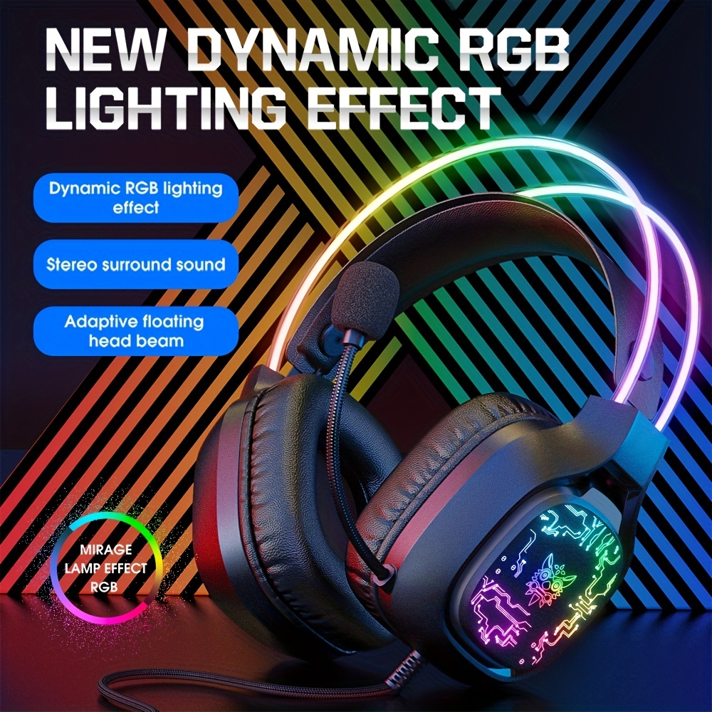 Gaming Headset Rgb - ONIKUMA X22 Gaming Headset RGB Dynamic