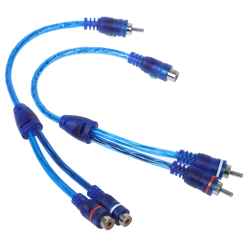 Audio Splitter Y - Car MP3 Audio RCA Y Splitter