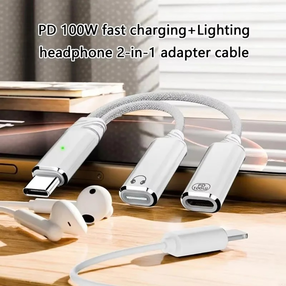 USB C Splitter 2 in 1 Headphon - Earphone Splitter Jack 评论和价格