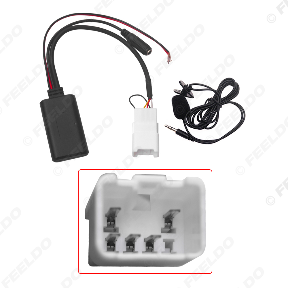 FEELDO 1PC Car 5Pin Wireless B - Bluetooth Adapter Receiver 评论和价格