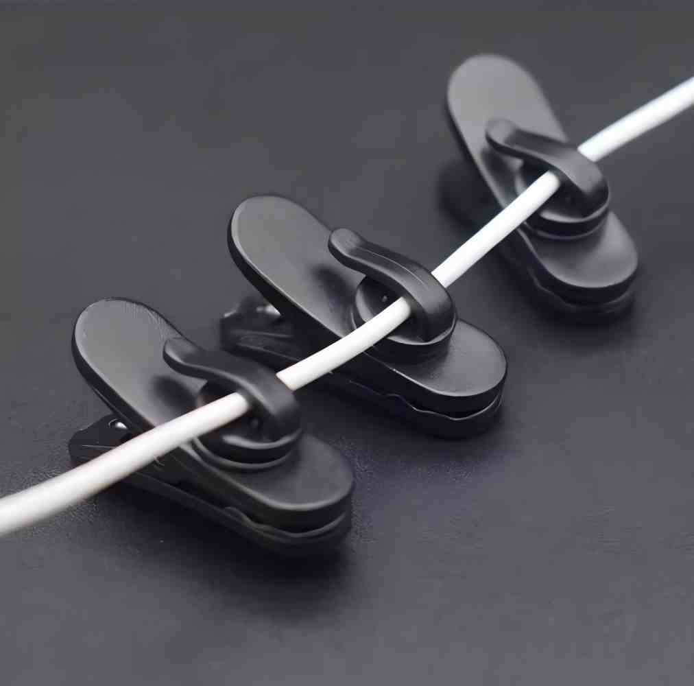 10pcs Rotating Earphone Cable  - Headphone Stand Desk 评论和价格