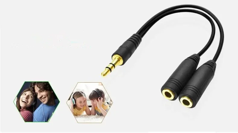Headphone Splitter, 3.5mm Exte - Earphone Splitter Jack 评论和价格