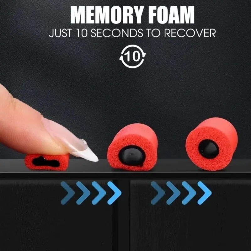 6/1Pairs Soft Memory Foam Earb - Earphone Foam Tip 评论和价格