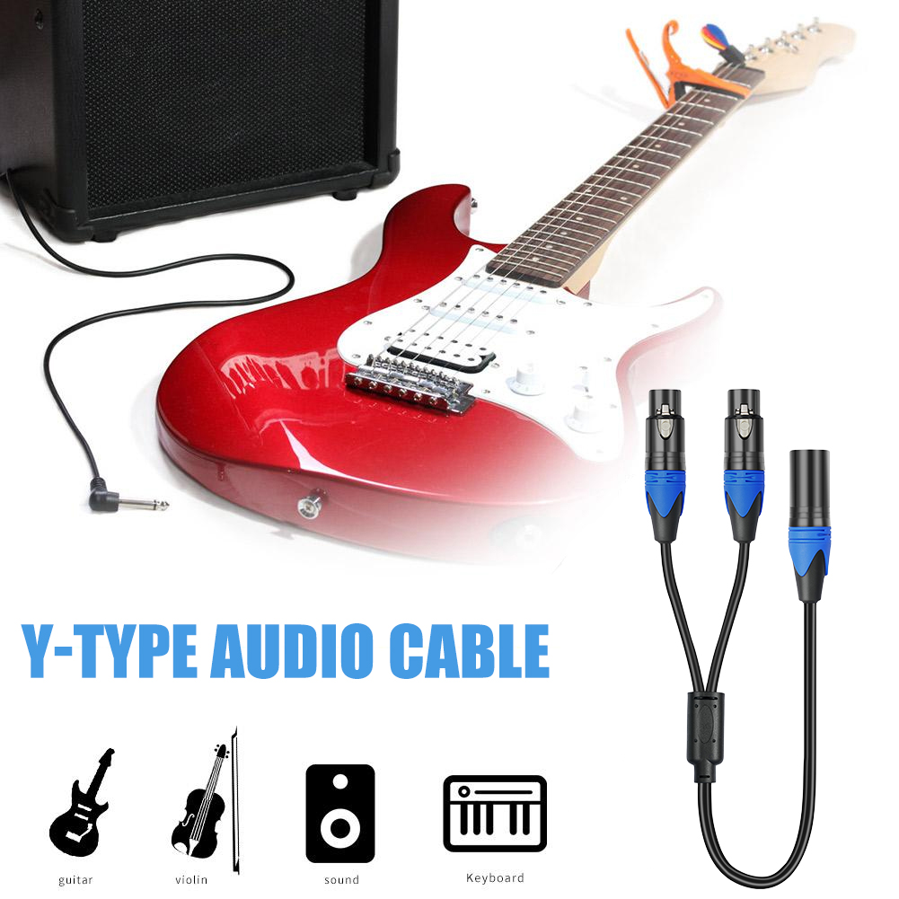 50cm 1 XLR Female To 2 XLR Mal - Audio Splitter Y 评论和价格