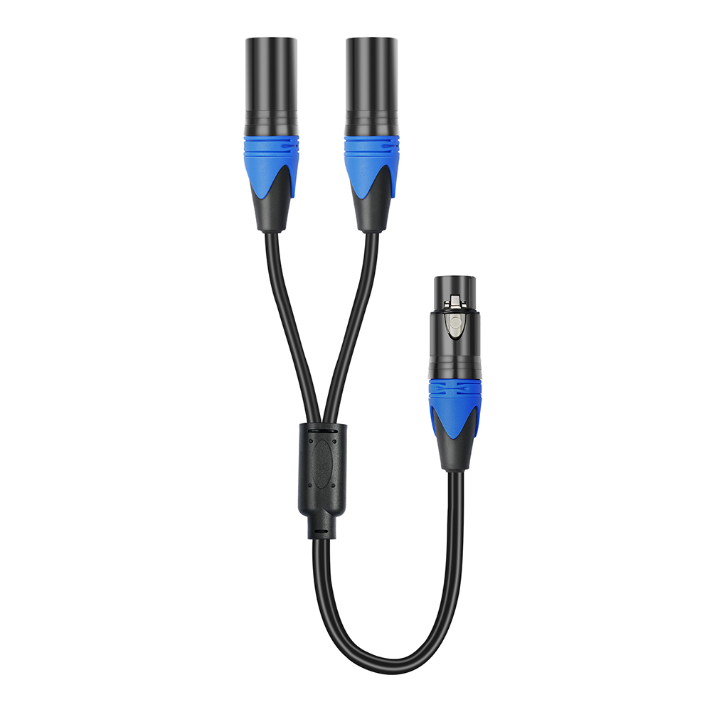 50cm 1 XLR Female To 2 XLR Mal - Audio Splitter Y 评论和价格