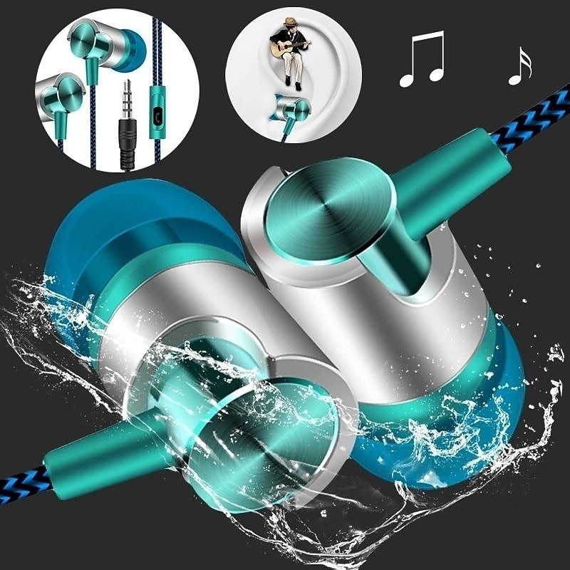 Built In HD Microphone 3.5mm W - Wired Earphone Mic 评论和价格