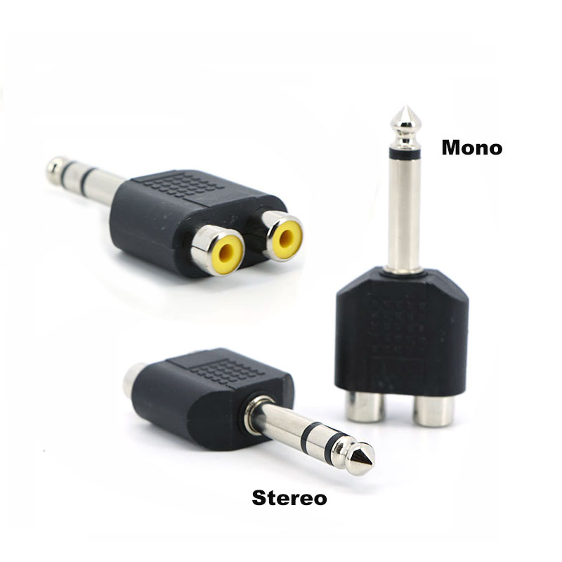 6.35mm 6.5 Audio Mono Stereo 1 - Audio Splitter Y 评论和价格