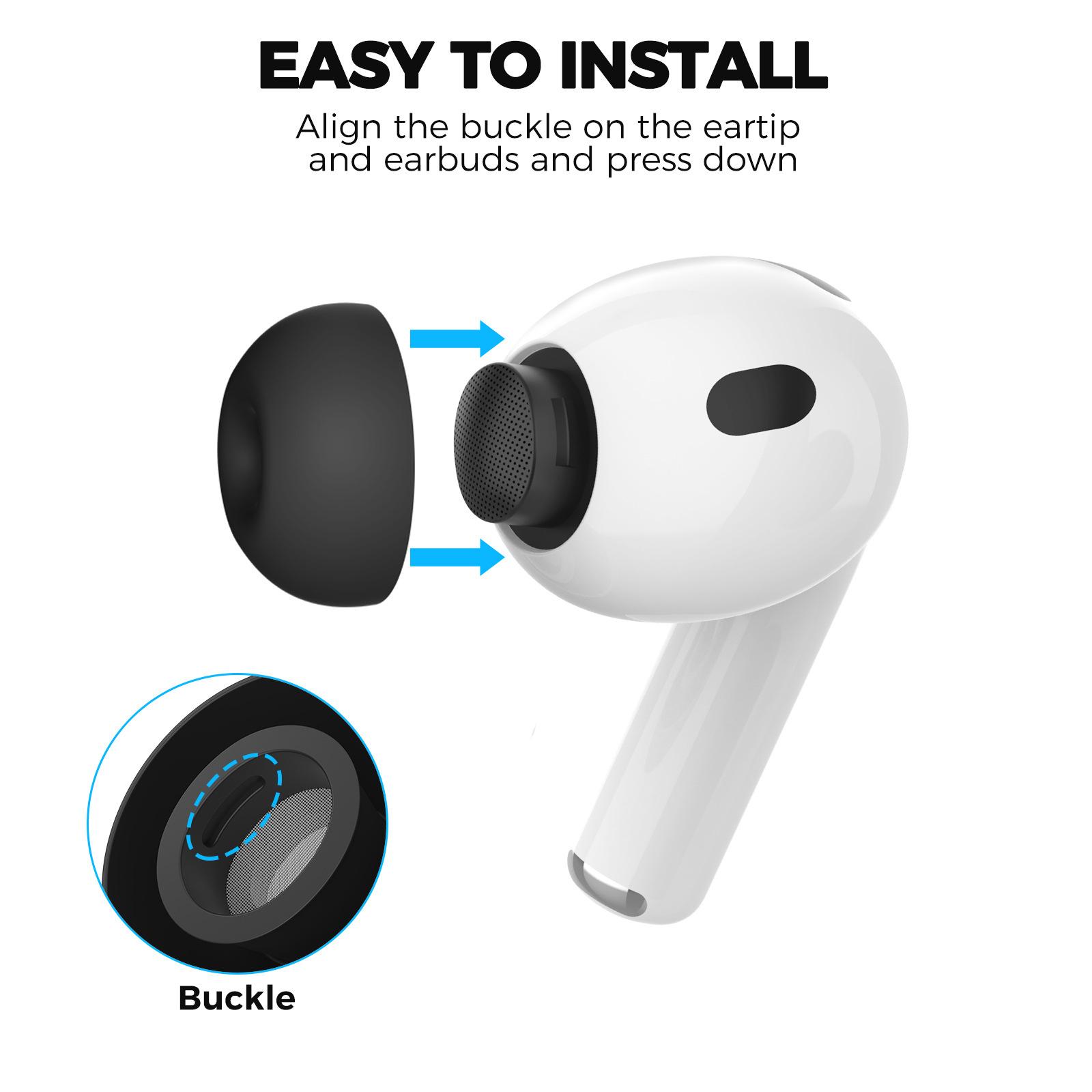 For AirPods Pro 3 XDcase 4 Pai - Silicone Ear Tip Replacement 评论和价格