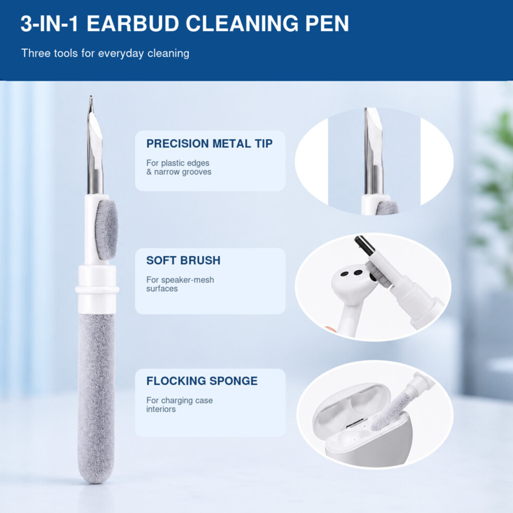 3-in-1 Earbud Cleaning Pen wit - Earbuds Charging Case 评论和价格