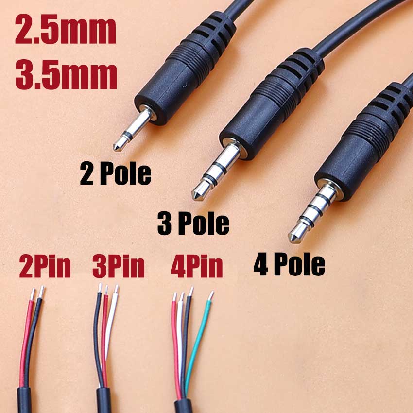 1pcs 2.5mm 3.5mm Mono Stereo A - Audiophile Headphone Wired 评论和价格