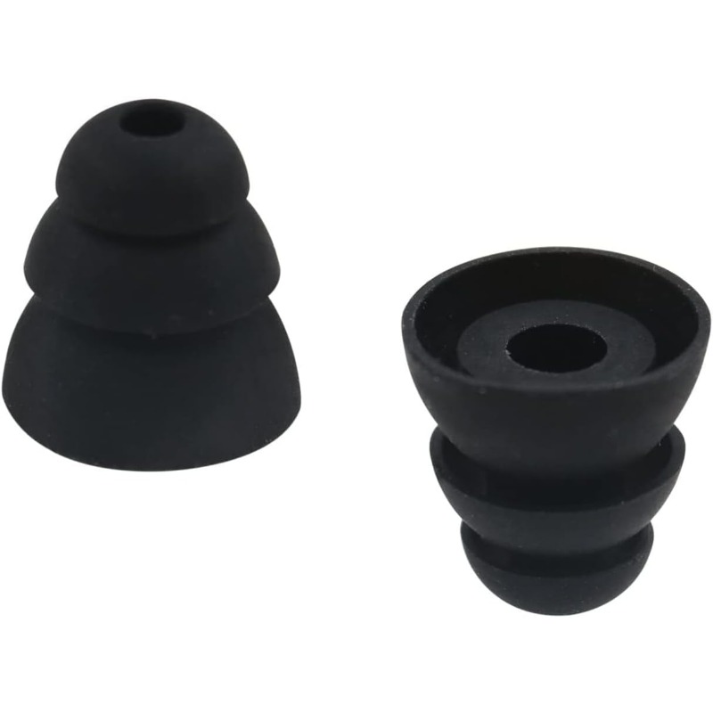 For 6pcs S/M/L Size Noise Isol - Silicone Ear Tip Replacement 评论和价格