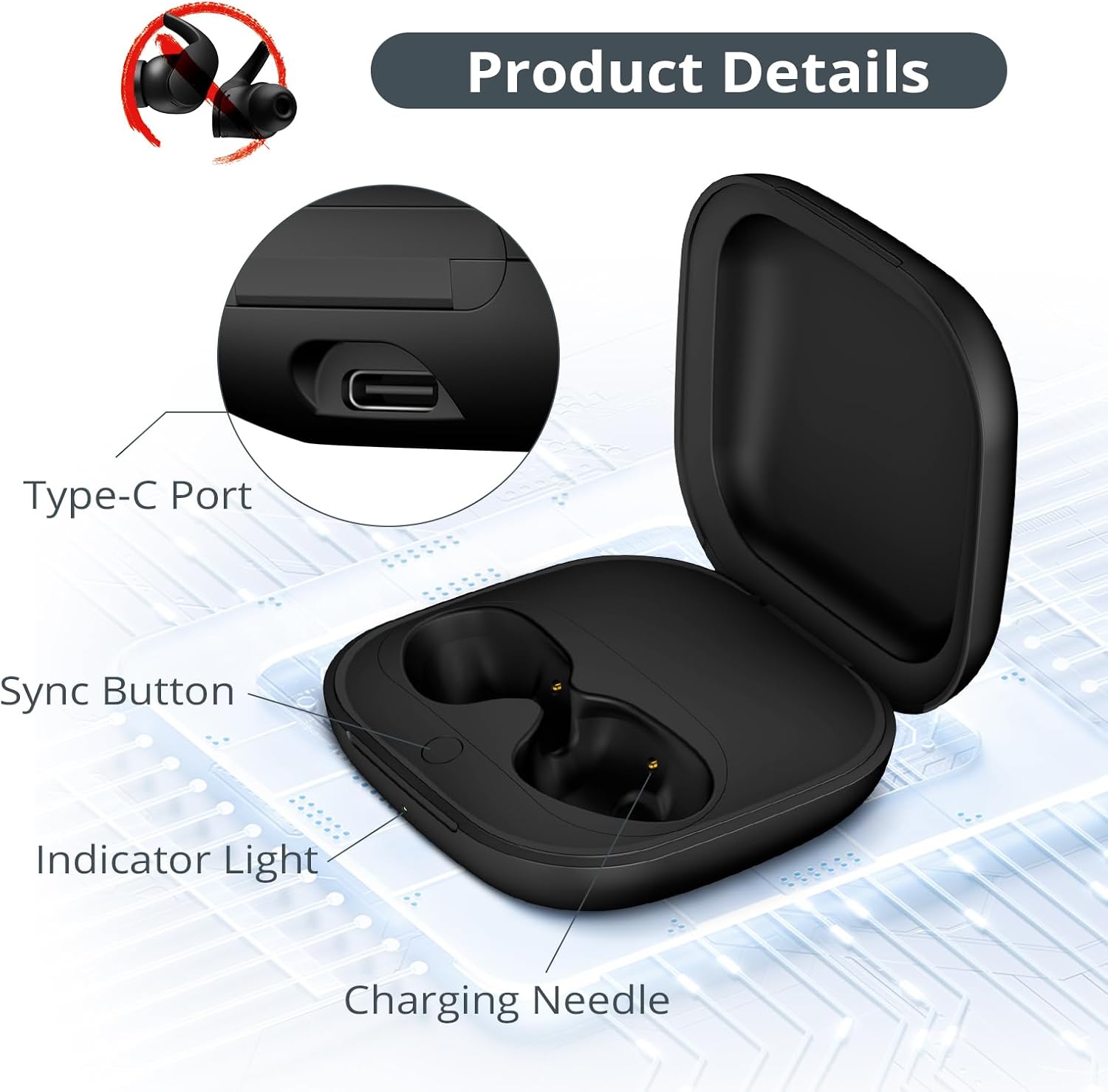 Replacement Charging Case For  - Earbuds Charging Case 评论和价格