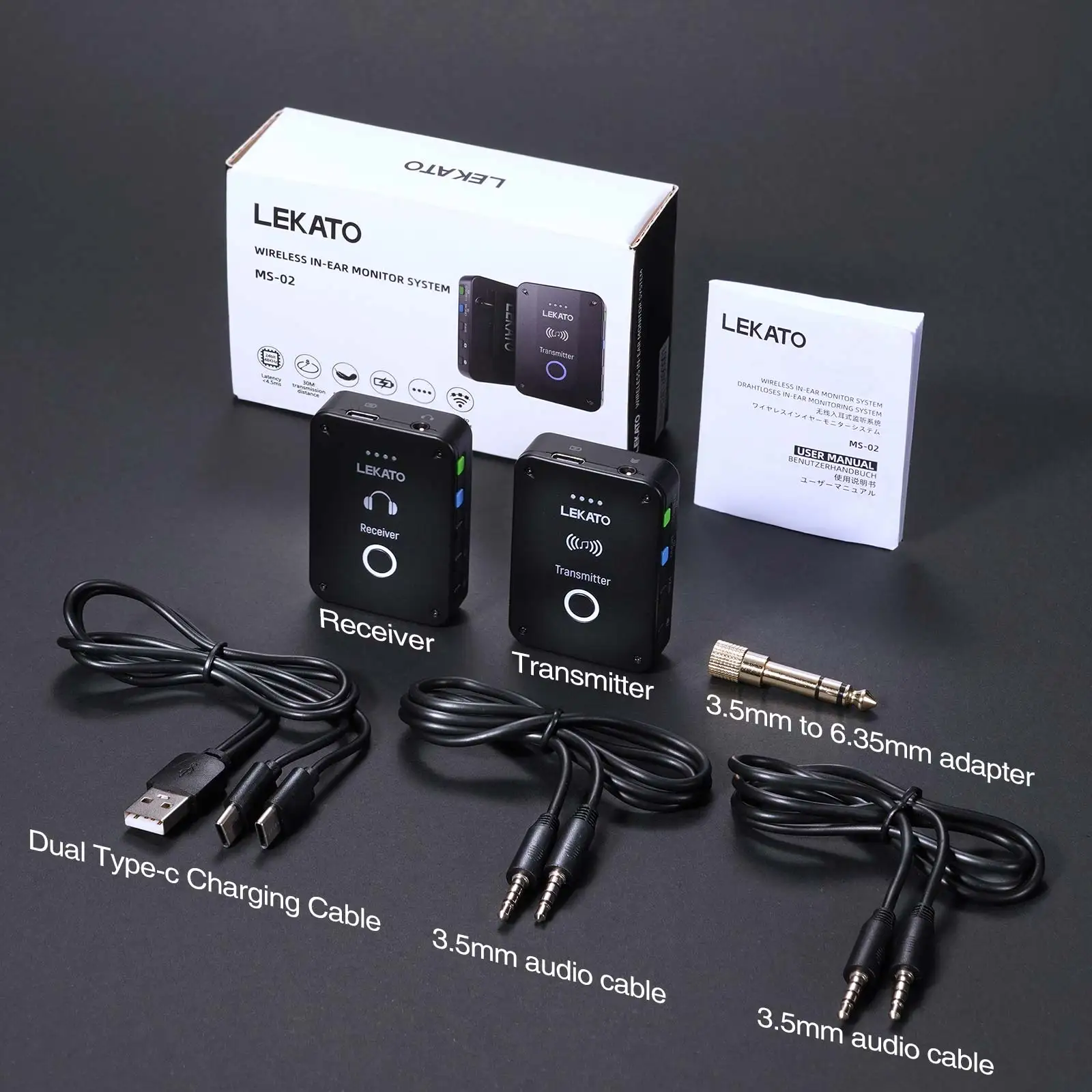 Lekato Ms-02 Wireless Iem Syst - In Ear Monitor Iem 评论和价格