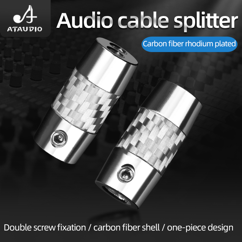 4pcs Carbon Fiber Y Splitter A - Audio Splitter Y 评论和价格