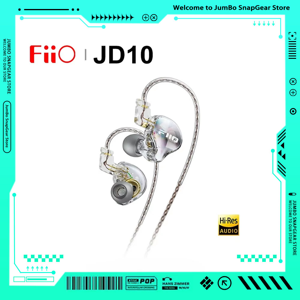 FiiO JD10 3.5mm / Type-C Wired - Audiophile Headphone Wired 评论和价格
