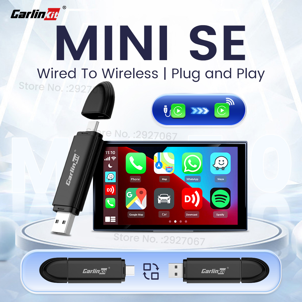 CarlinKit MINI 5.0 Pro Wireles - Bluetooth Adapter Receiver 评论和价格
