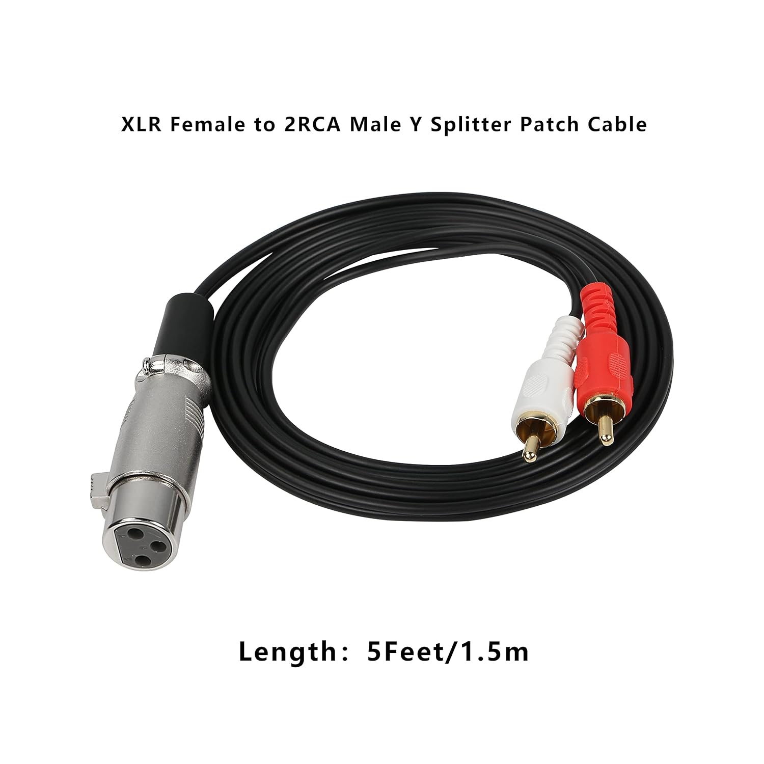XLR Female to Dual RCA Male St - Audio Splitter Y 评论和价格