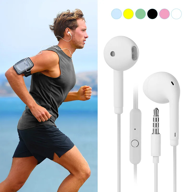 1/2/3/4Pcs Universal 3.5mm Ste - Wired Earphone Mic 评论和价格