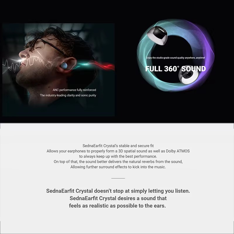 AZLA SednaEarfit Crystal Earti - Wireless Earbuds Tws 评论和价格