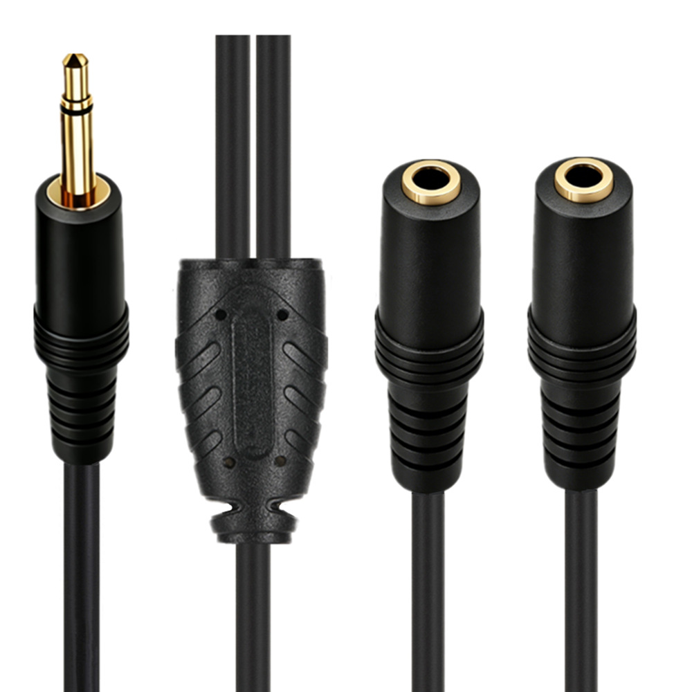 3.5mm TS Mono Male To Dual 3.5 - Earphone Splitter Jack 评论和价格