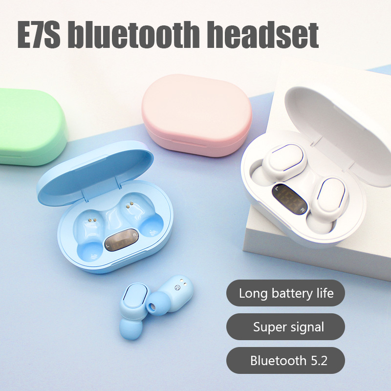 E7S TWS Fone Bluetooth Earphon - Bluetooth Headset On Ear 评论和价格