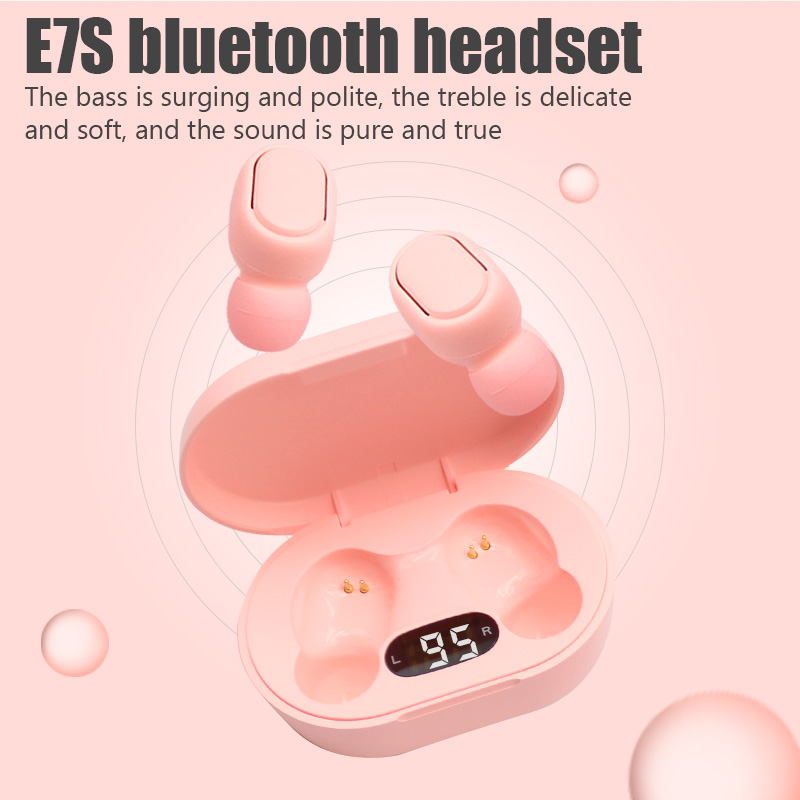 E7S TWS Fone Bluetooth Earphon - Bluetooth Headset On Ear 评论和价格