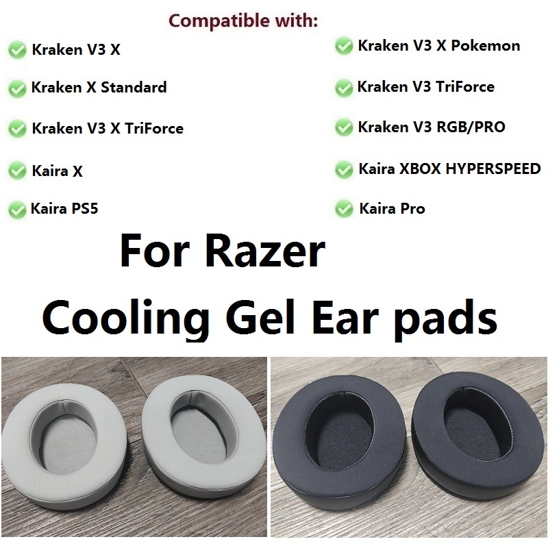 Cooling Gel ear pads For Razer - Gaming Headset Rgb 评论和价格