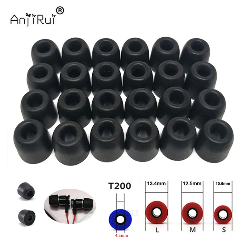 12Pair ANJIRUI Memory Foam Ear - Earphone Foam Tip 评论和价格