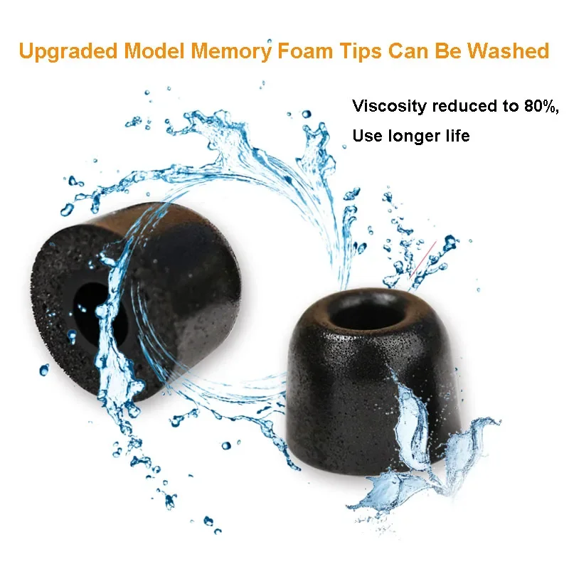 12Pair ANJIRUI Memory Foam Ear - Earphone Foam Tip 评论和价格