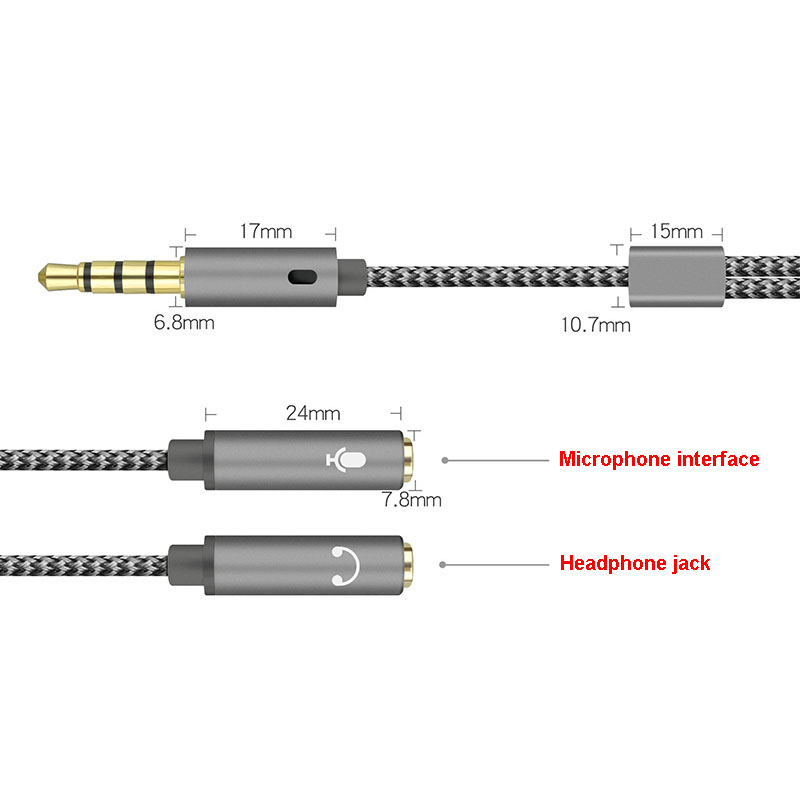 3.5mm Audio Splitter Y Jack 1  - Audio Splitter Y 评论和价格