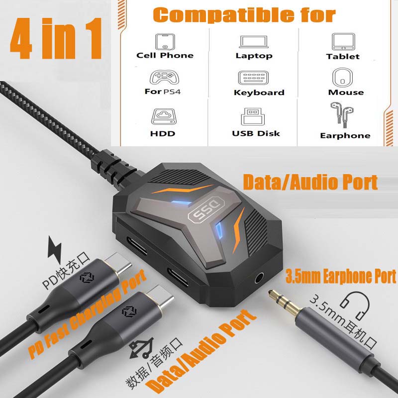 Type C Splitter USB C to 3.5mm - Earphone Splitter Jack 评论和价格