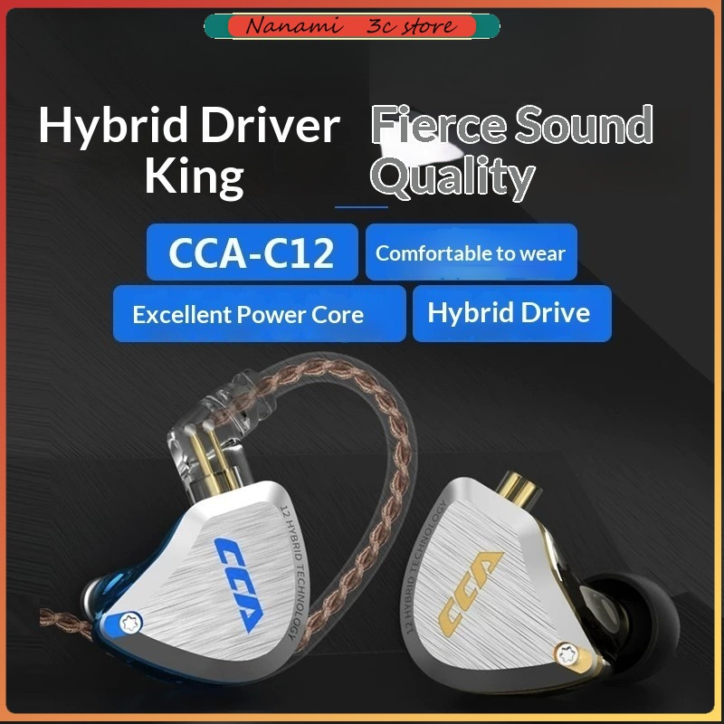 CCA C12 Earphones Hi-Fi Audiop - Audiophile Headphone Wired 评论和价格