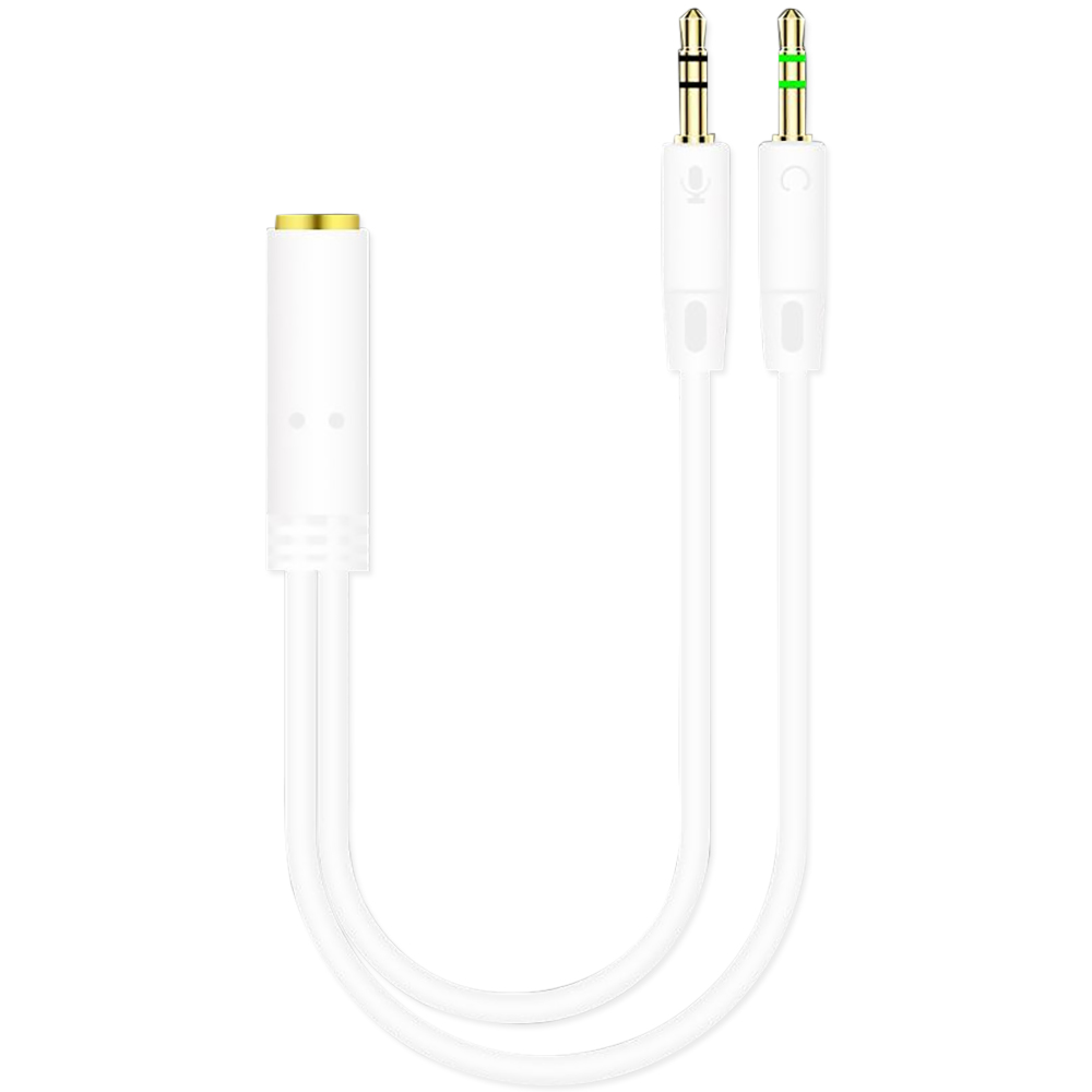 3.5mm Jack 2 Male To 1 Female  - Earphone Splitter Jack 评论和价格