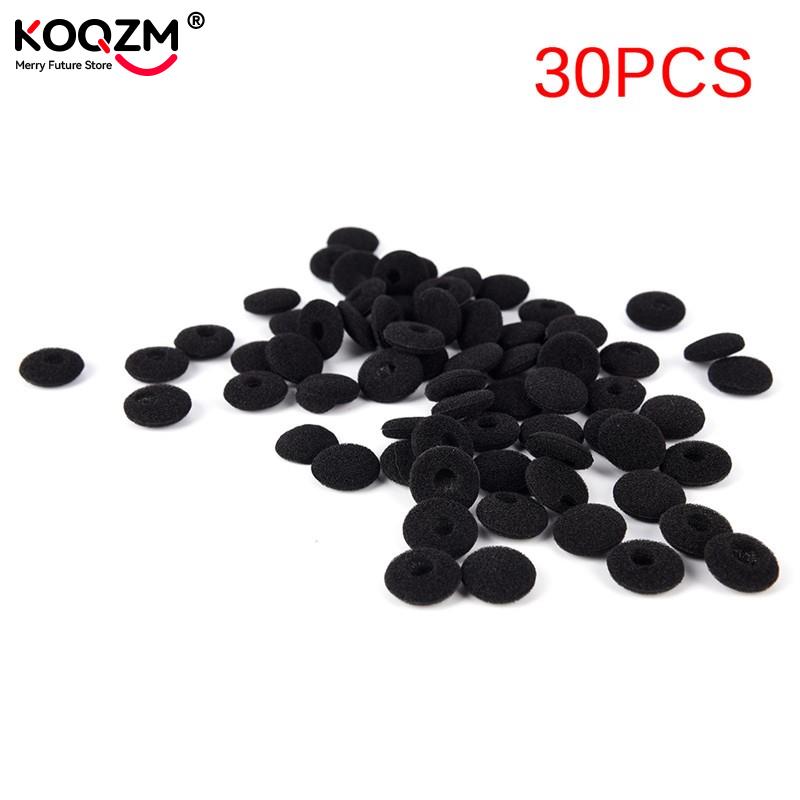 30pcs Sponge Covers Tips Black - Earphone Foam Tip 评论和价格