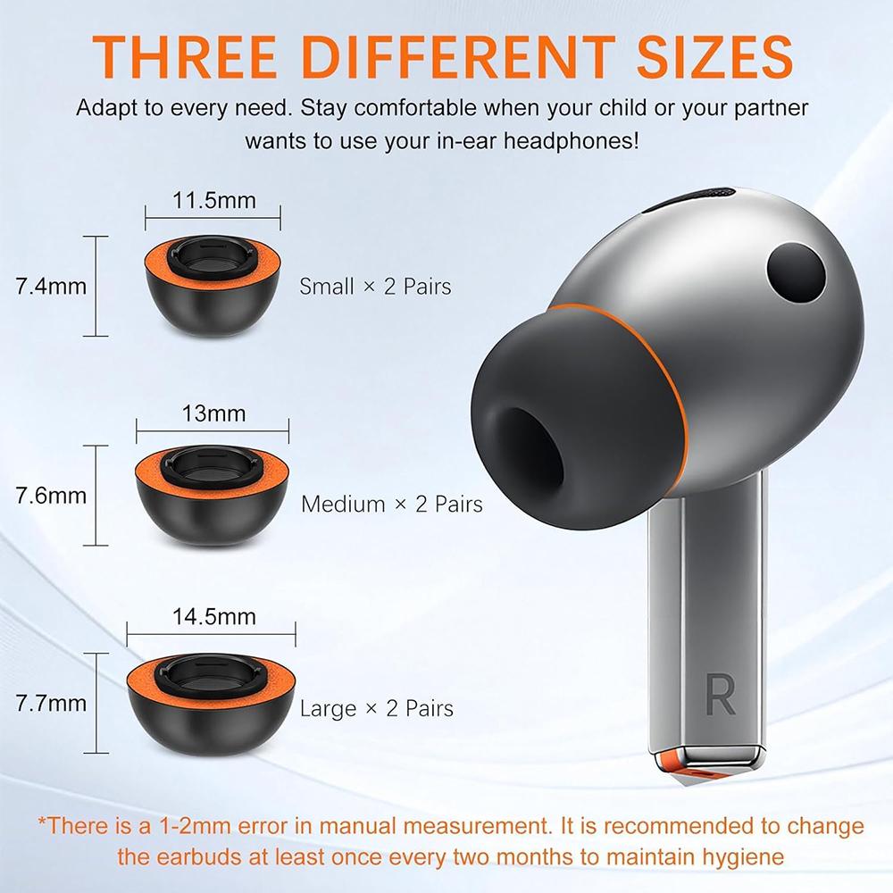For Samsung Galaxy Buds3 Pro X - Silicone Ear Tip Replacement 评论和价格