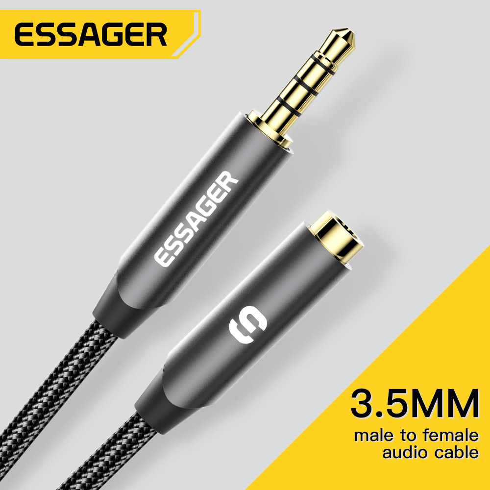 ESSAGER Headphone Extension Ca - Earphone Splitter Jack 评论和价格