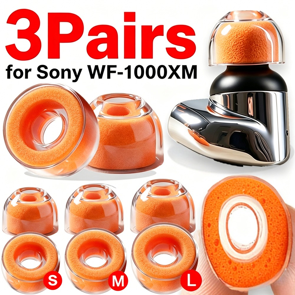 1-3Pairs for Sony WF-1000XM6/5 - Earphone Foam Tip 评论和价格