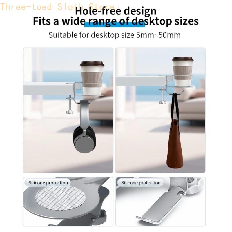 Desk Mount Aluminum Cup Organi - Headphone Stand Desk 评论和价格