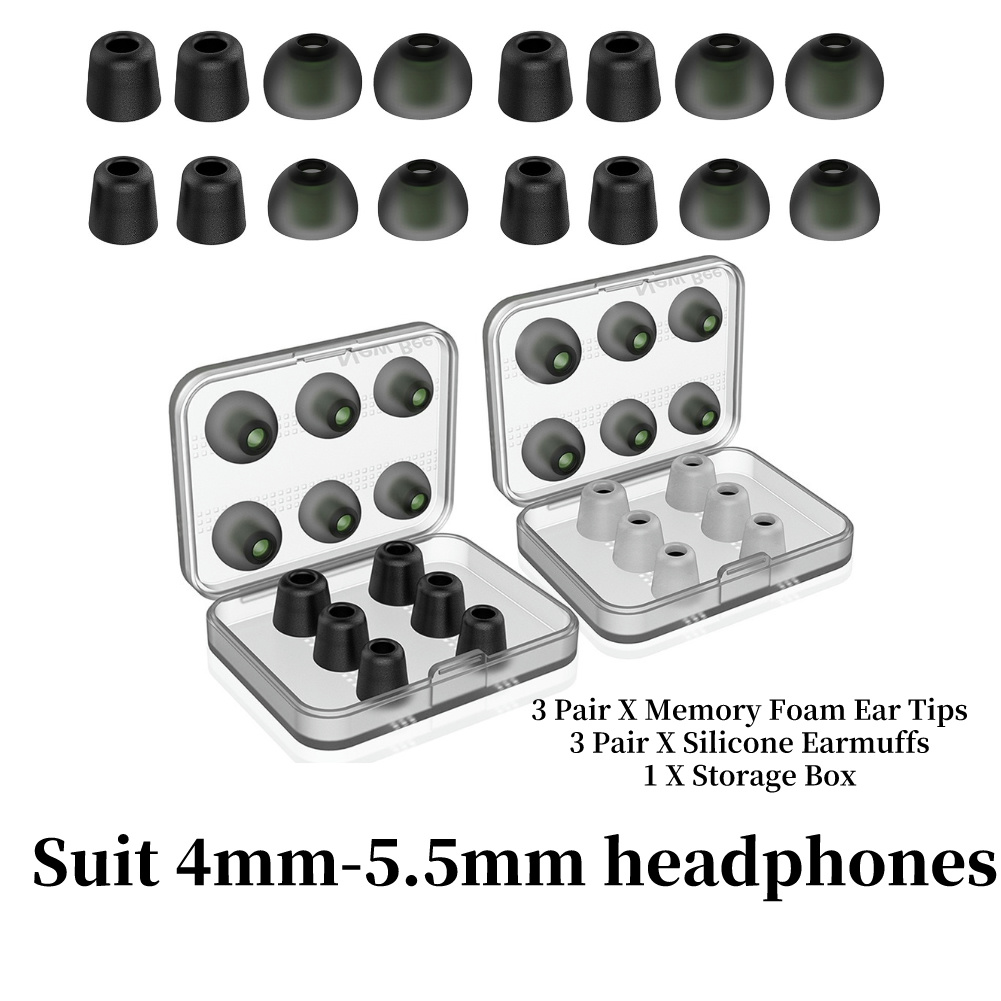 Memory Foam Ear Tips Noise Iso - Earphone Foam Tip 评论和价格