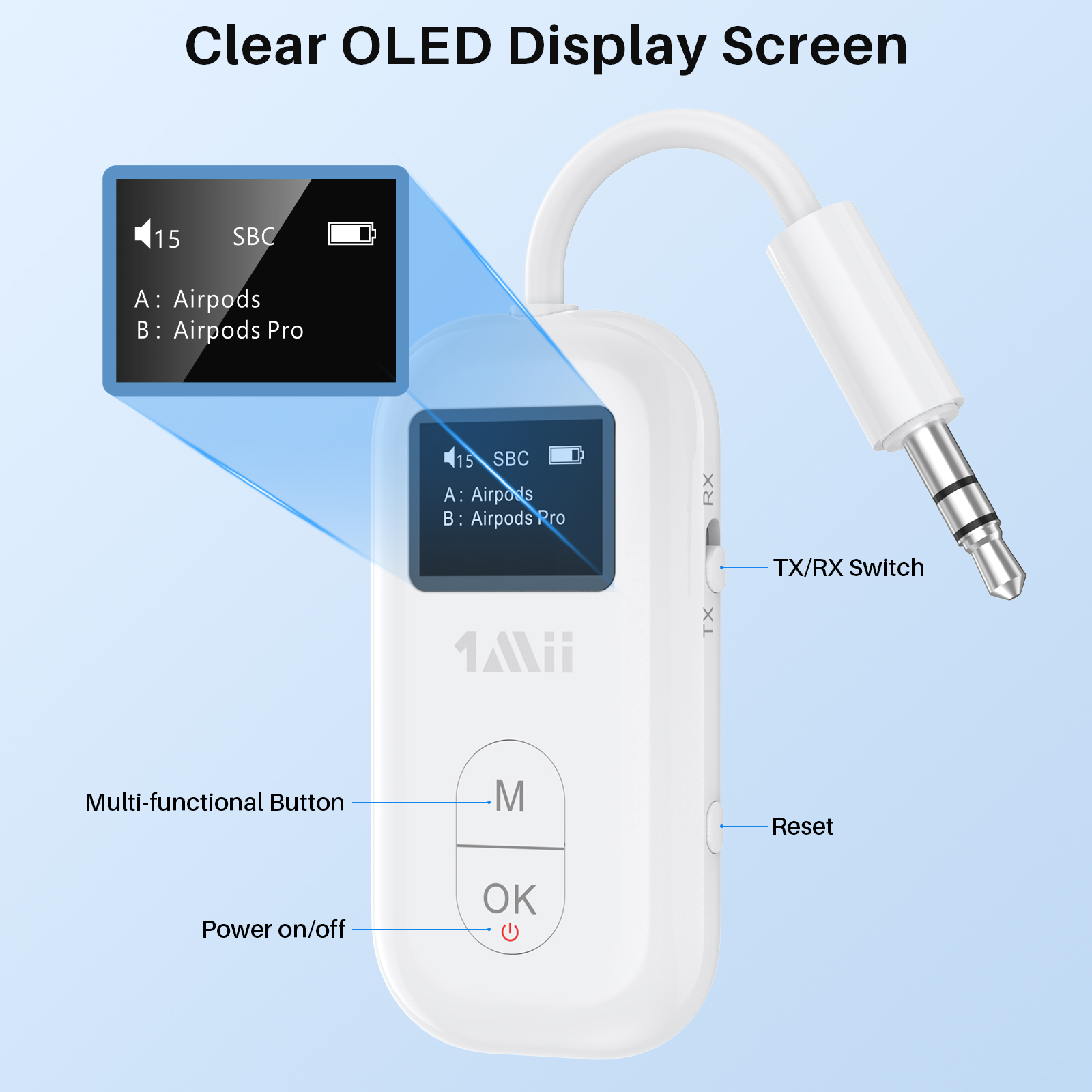 1Mii Airplane 3.5mm AUX Blueto - Bluetooth Adapter Receiver 评论和价格
