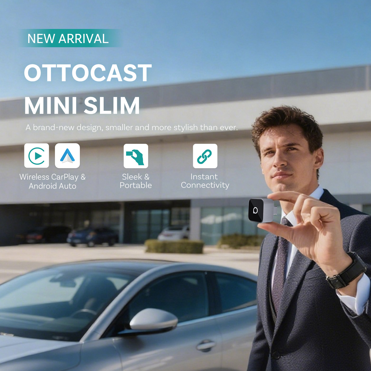 Ottocast Mini Slim Wireless Ca - Bluetooth Adapter Receiver 评论和价格